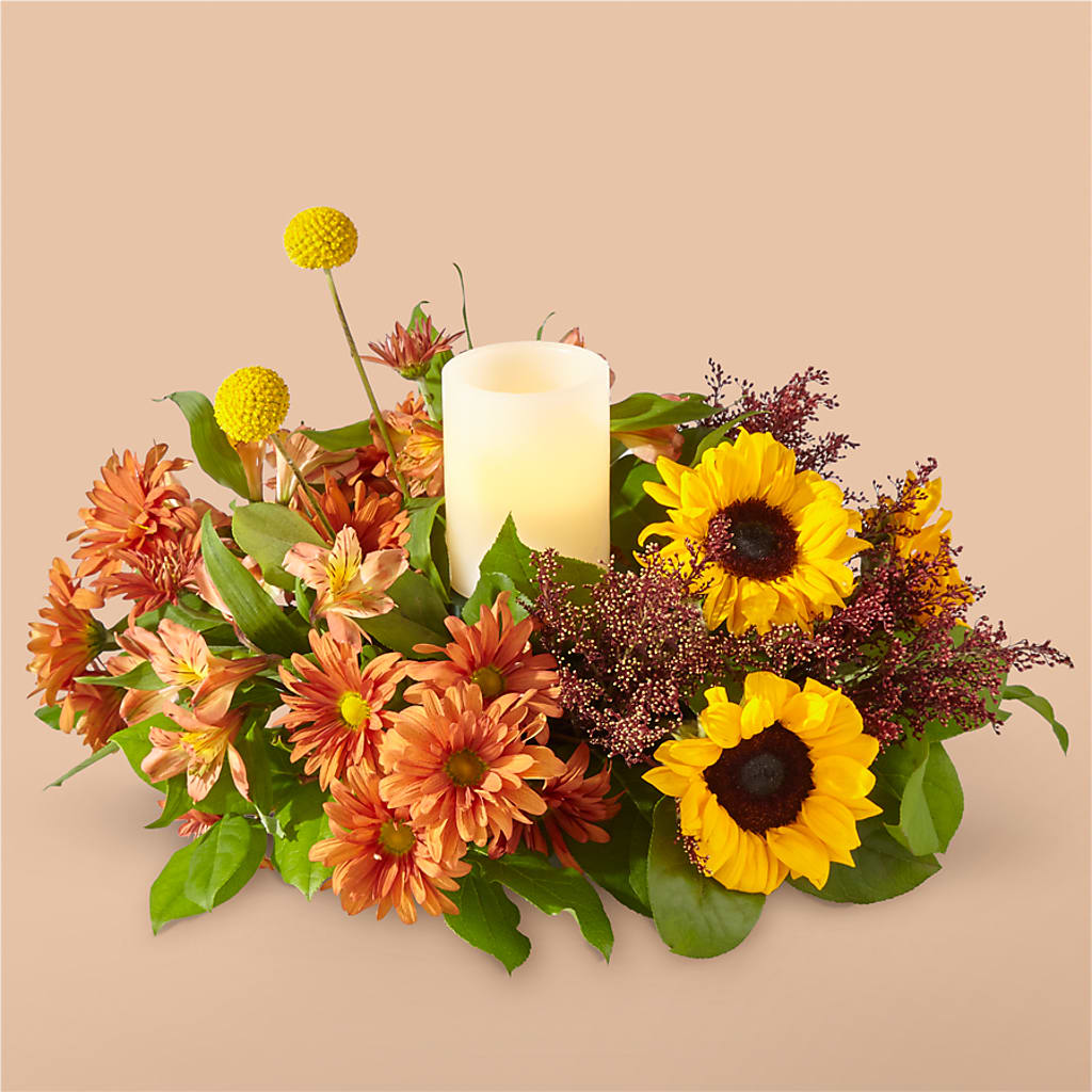 Honey Spark Centerpiece – Loose Leaf Florist, Austin TX