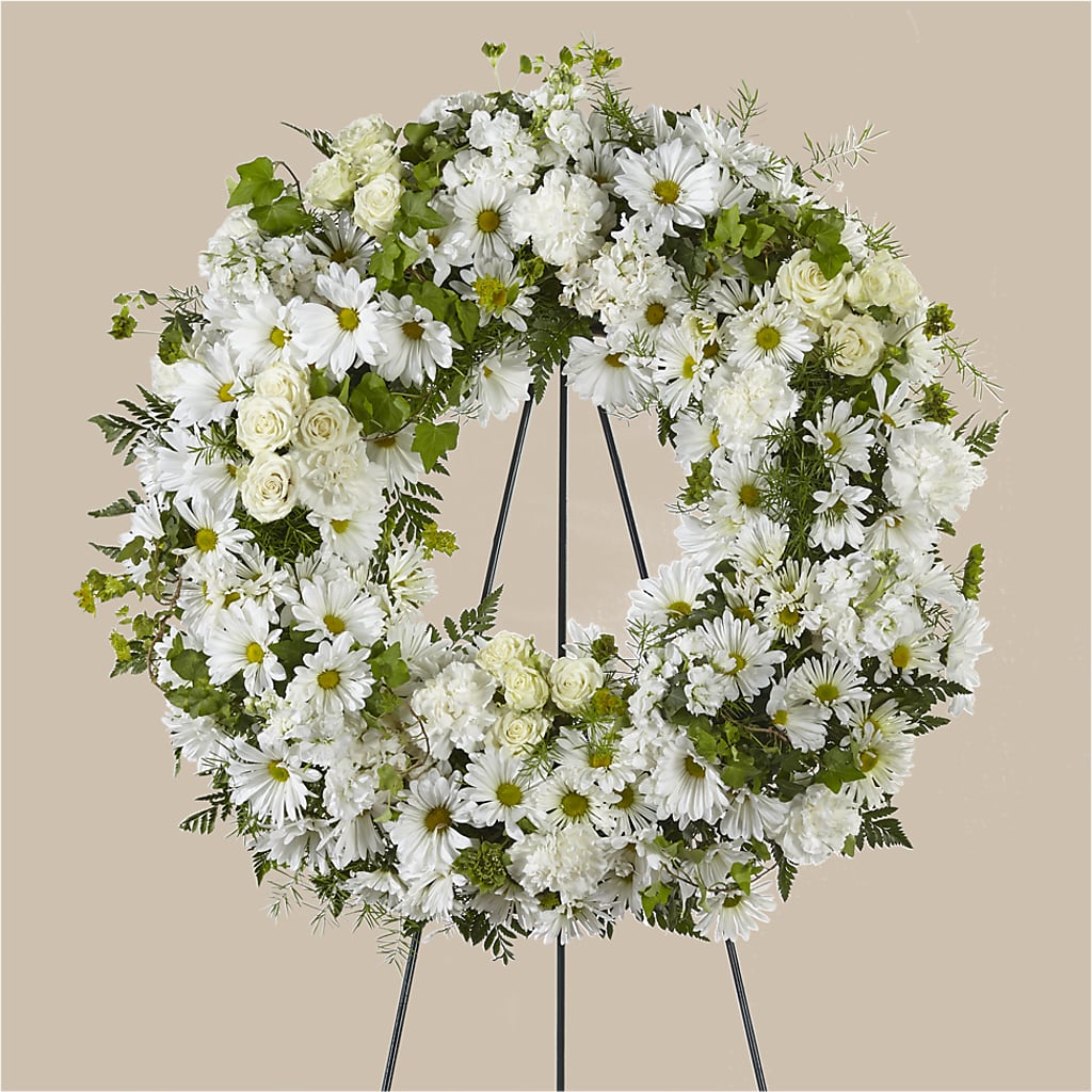 Faithful Wishes Wreath – Loose Leaf Florist, Austin TX