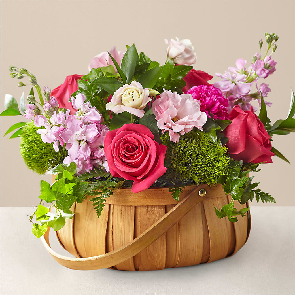 Radiance in Bloom Basket – Loose Leaf Florist, Austin TX