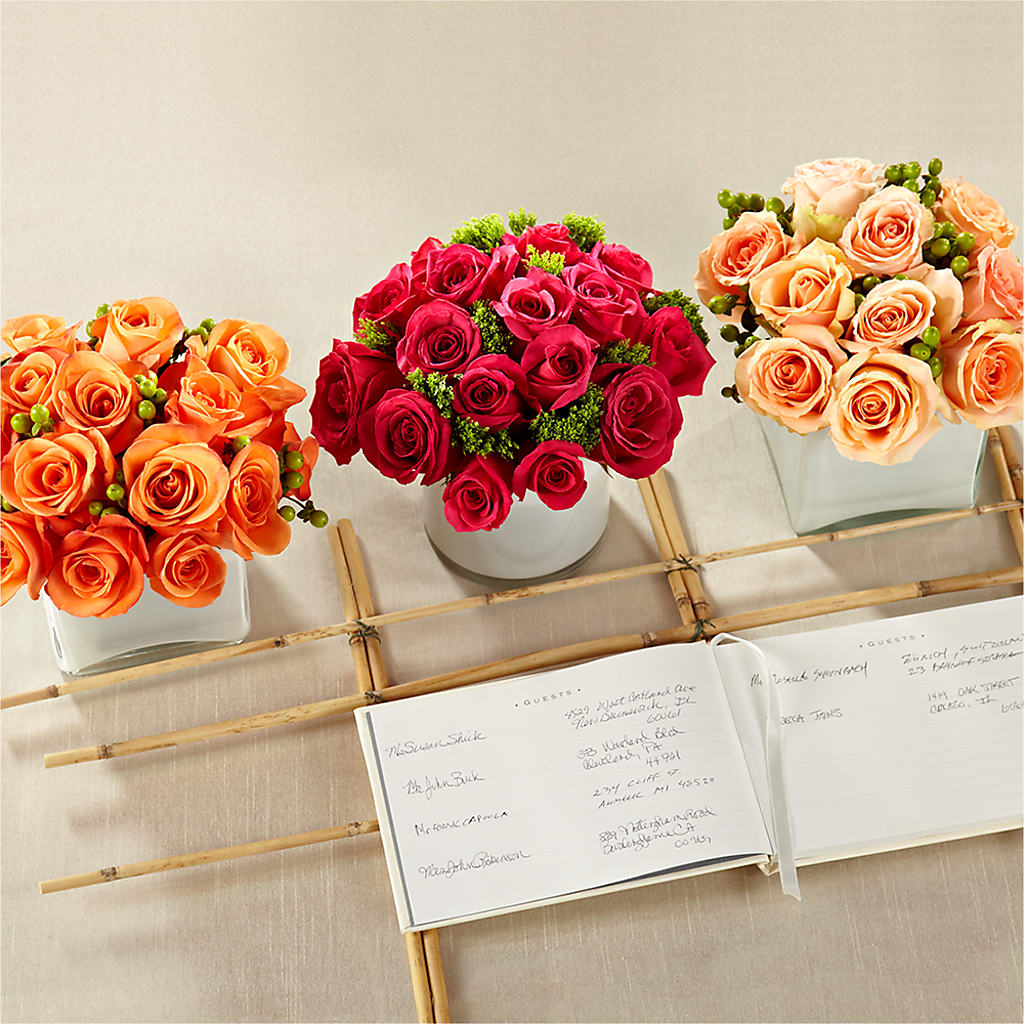 Dawn Rose Centerpiece – Loose Leaf Florist, Austin TX