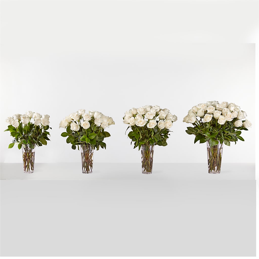 Long Stem White Rose Bouquet –  Loose Leaf Florist, Austin TX