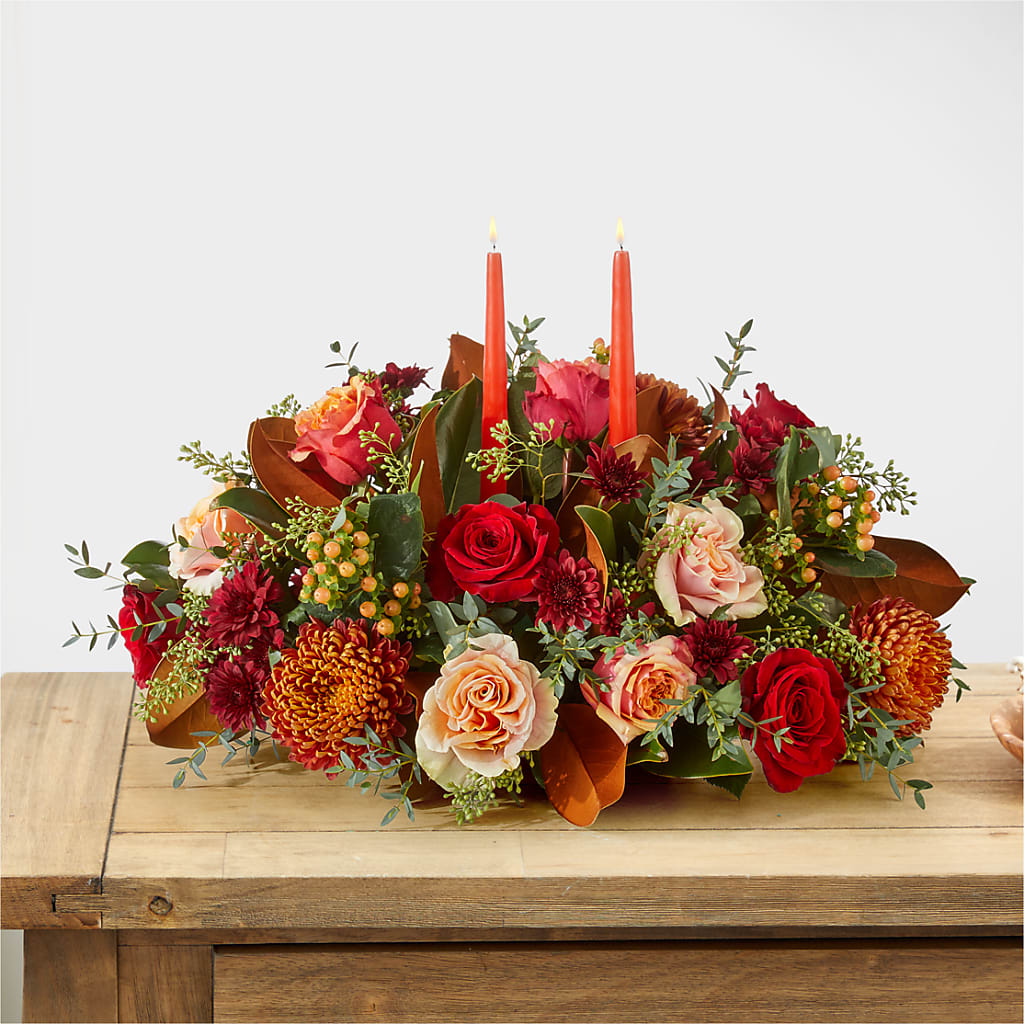 Gather Near Centerpiece –  Loose Leaf Florist, Austin TX