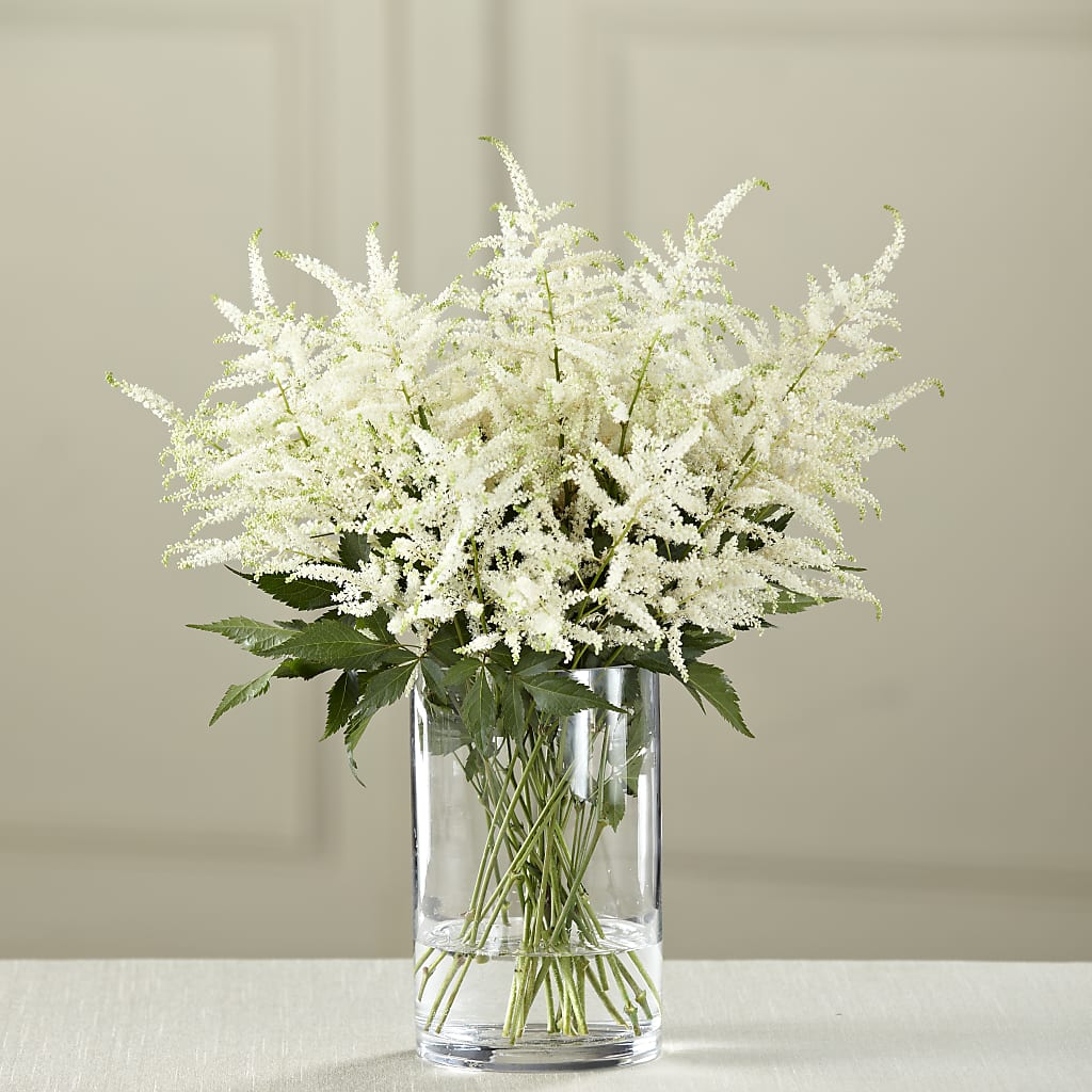 White Astilbe Bouquet –  Loose Leaf Florist, Austin TX