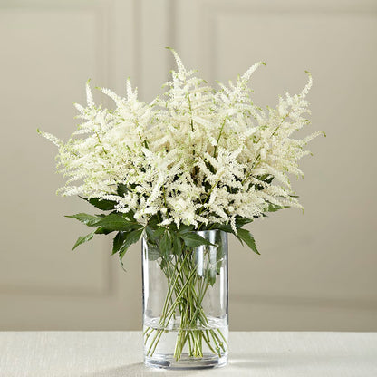 White Astilbe Bouquet –  Loose Leaf Florist, Austin TX